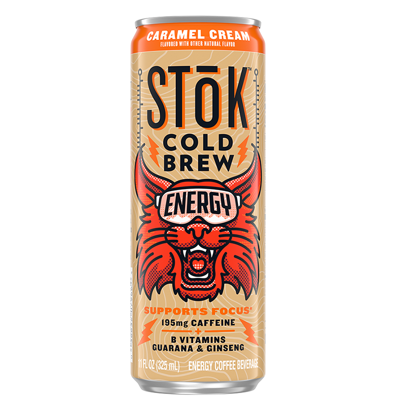 STōK Caramel Cream Cold Brew Coffee Energy Drink