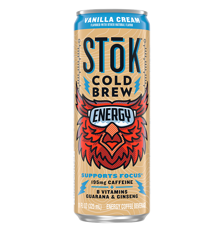 STōK Vanilla Cream Cold Brew Coffee Energy Drink