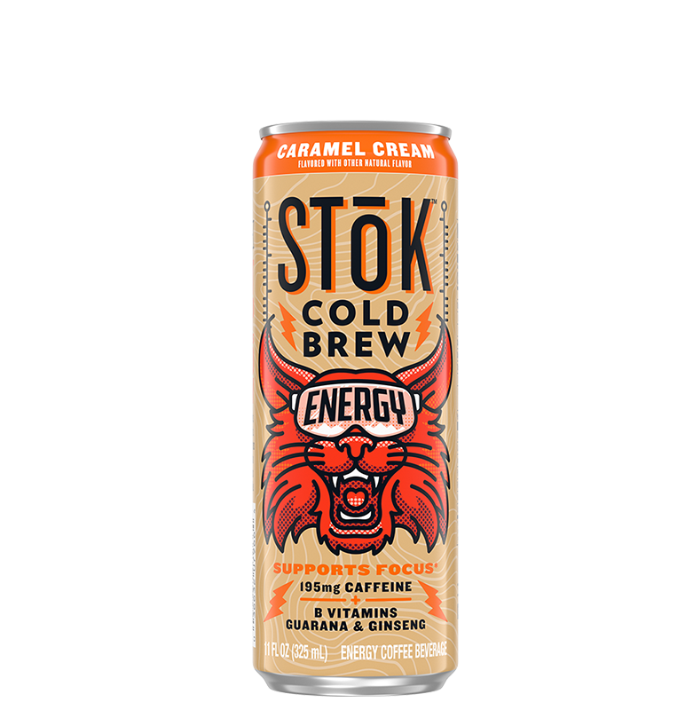 STōK Caramel Cream Cold Brew Coffee Energy Drink