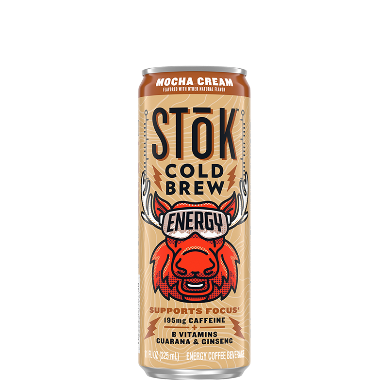 STōK Mocha Cream Cold Brew Coffee Energy Drink