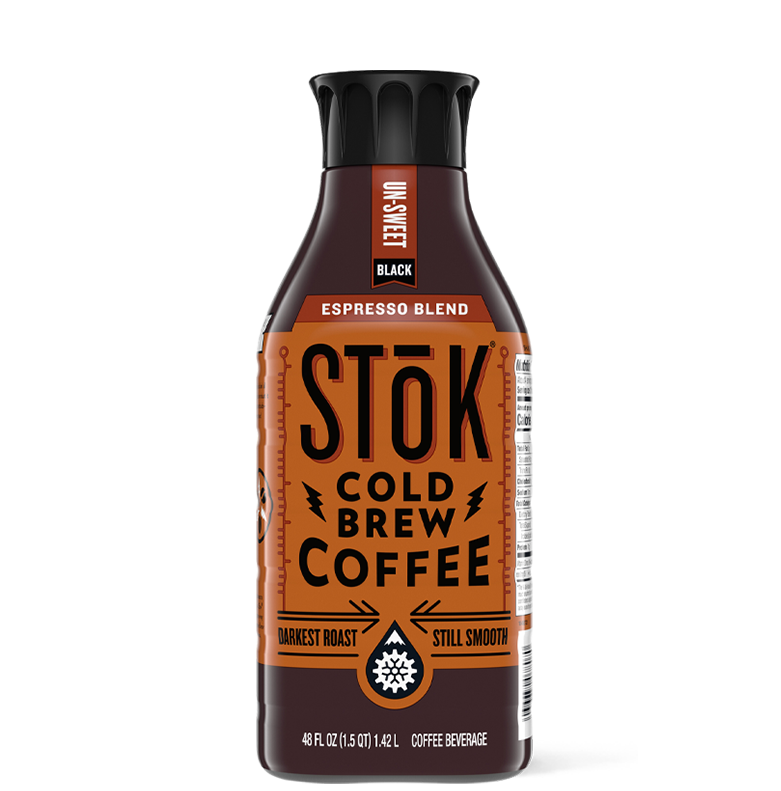 Stok Not Too Sweet Black Cold Brew Coffee - 48 Fl Oz : Target