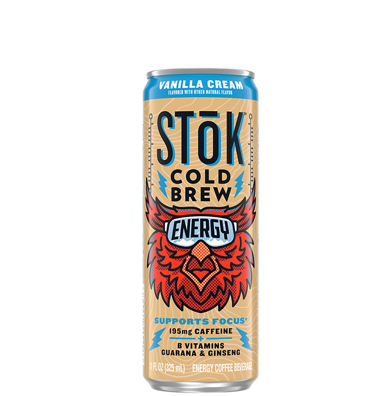 STōK Vanilla Cream Cold Brew Coffee Energy Drink